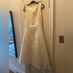 Scott McClintock White Tea Length Dress
